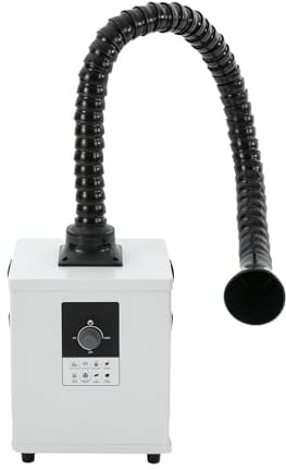 Rauchreiniger Lötarbeiten 150w Lötrauchabsaugung Tragbares Schweißen Rauchabzug Desktop Lötrauchabsauger mit 3 Stufen Filter Geräuscharm für Filterung und Absaugung Rauch Gasen