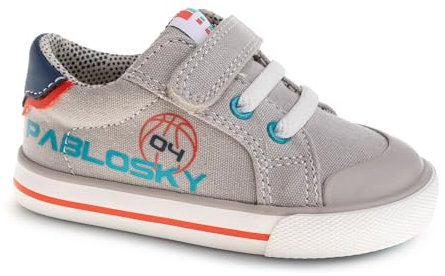 Pablosky Lona 980250, Zapatillas Bebé-Niños, Gris, 20 EU Ancho