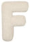 Sevenvtwo Buchstabenkissen, Englische Buchstaben, Kissen, Dekokissen, Dekoratives Alphabet, Buchstabenkissen, Englische Buchstaben, Dekokissen F