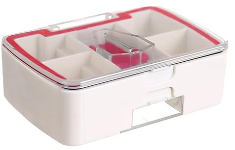 Pillendose mit Schneider, Pillenbox mit Schneider, Medikamenten-Organizer