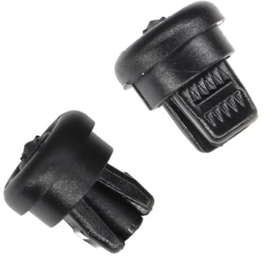 NEGRO 2 clips for estante de paquetes aptos for Renault, Clio Megane Scenic Laguna Modus MK1 MK2 MK3 1 2 3 7705099001, colgador de cuerda for maletero trasero Clips fijo correa bandeja del estante tra