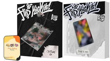 Flip it, Kick it! KickFlip Album [On Board + Stop it 2 ver. Full set (Standard Ver.)]+Pre Order Benefits+BolsVos K-POP Inspired Freebies (1st Mini Album)
