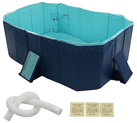 Piscine Pliable pour Les Enfants et Les Adultes Gros Salon de la Famille de Piscine pour Enfants Gonflable (1,6 m/63in)