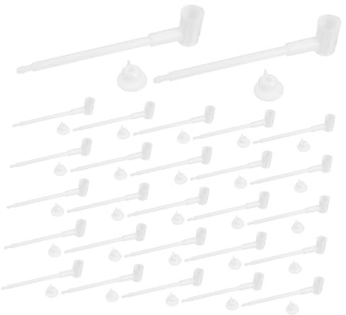 HAKIDZEL 100stücke Windmühlen Ersatzteile Windmühlenstangen Mit Flexibel Biegsamen Bogenverbindern Für DIY Windrad Garten Balkon Terrasse Dekoration
