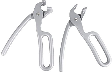 Kopinma Heavy Duty Pizza Pan Gripper, Cast Aluminum Tongs for Hot Oven Dishes, Ideal for Deep Pizza Pans