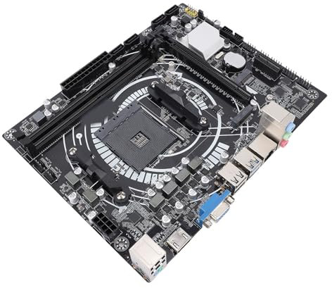 CONSOGLIA CPU AM4, B350M K a 2 Canali DDR4 64 GB Desktop Motherboard Funzione BIOS Avanzata, Supporta per la Serie 1000-5000, NVME M.2, PCIE 3.0, SATA 3.0