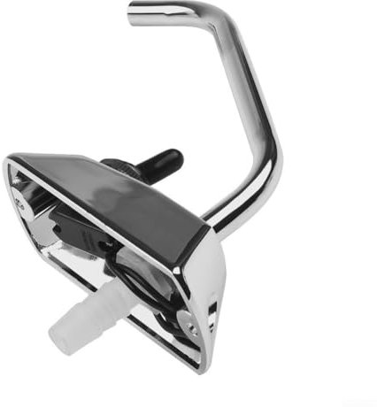 12 V Marine-Wasserhahn mit Kippschalter, Edelstahl-Auslauf, um 360 Grad drehbarer Sockel, für Boot, Wohnwagen, Wohnmobil, Wohnmobil, Inneneinrichtungen