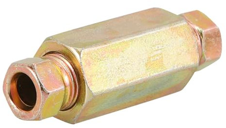 MAGICLULU Raccord de Tuyau de Frein et Cuivre Connecteur à Compression pour Installation Facile Union de Conduite de Frein Durable Accessoire Flexible et Fiable