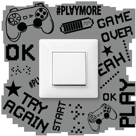 Muralo Wandtattoo Aufkleber Pixel, UV-beständig - 20x20 cm | Wandsticker, Modernes Design - ideal für Kinderzimmer und Babyzimmer, für Mädchen und Jungen, einfach anzubringen