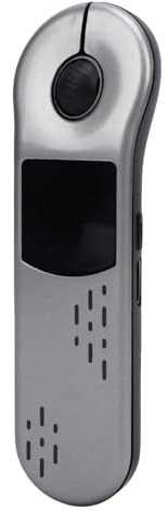 Tangxi Drahtlose Presenter-Fernbedienung, Wiederaufladbarer 2,4-G-Bluetooth-Präsentationsklicker mit Touchpad und USB-Empfänger, für PC Laptop Android OS X (Gray)