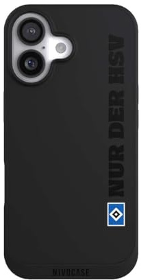 Handyhülle kompatibel mit Apple iPhone 17 Hülle Silikon Case Schwarz Hamburger SV HSV transparent