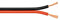 Goobay 15086 Lautsprecherkabel 2x0,5mm² Kupfer Litze / Boxenkabel Audio Kabel Meterware / Speaker Cable Kupferkabel Rot Schwarz / Subwoofer Kabel 100m