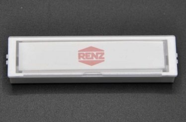 RENZ Namensschild 09 weiß 75x19,5mm RENZ Nummer 97-9-82259