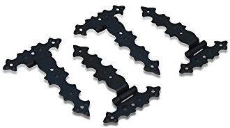 Lot de 4 charnières anciennes ferrures antiques pour meubles