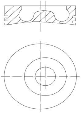 Mahle 010 27 00 - Piston