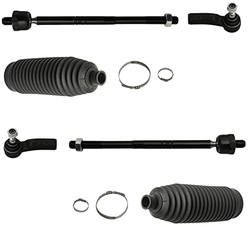 2x Spurstange: 2x Spurstangenkopf 2x Axialgelenk Lenkmanschette Vorderachse links rechts