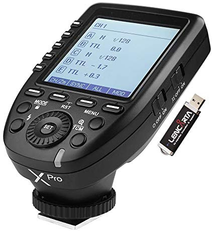 GODOX XPro-N TTL Wireless Trigger 1/8000s High Speed Sync X System HSS Large LCD Display Transmitter for Nikon Cameras