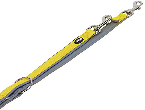 Nobby Führleine Classic Preno, gelb/grau L: 200 cm, B: 25/35 mm, 1 Stück