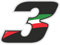 4R Quattroerre.it 13213 Numero Racing 3 Piccolo, Tricolore Italia, 65 x 85 mm, 6,5 x 7,5 cm