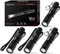 RISEMART Pocket Torch, 4 PCS 3.5 Mini Torches, Ultra Bright Small Torch, Waterproof Pencil Torch Flashlight with Pocket Clip for Hiking, Camping, Hunting, Fishing