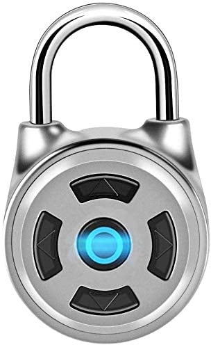 Candado Bluetooth,Tangxi Candado Inteligente Candado Sin Llave,Núcleo de Bloqueo de Chip,Bloqueo de Bluetooth,App Control para Puerta,Mochila,Gimnasio,Maleta,Oficina,para Android/iOS Smart Lock