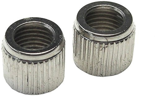 BikeParts Überwurfmutter für Auto-Ventil 2 Stck. im Polybeutel Fahrrad