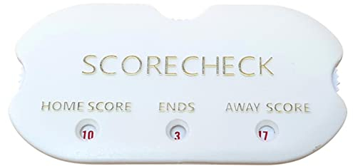Acclaim Pocket Bowls Scorer Scorecheck White Gold Print Opponents And Own Score Plus Ends Recessed Dials Red Numbers New 2024 Design