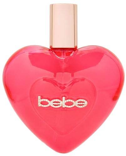 Bebe Luxe Sauvage – Parfums für Frauen – leichter und frischer blumiger Duft – erinnert an Spaziergänge in Pfingstrose – Herzform – 100 ml