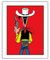 ZigZag Editions Poster offset Lucky Luke, ready to shoot (40x60cm)