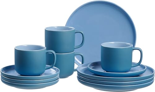 Kaffeeservice Jasper, 12-teilig, Ozeanblau