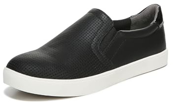 Dr. Scholl's Shoes Women's Madison Slip On Fashion Sneaker, Black Nubia Perf, 7.5
