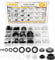 Rubber Shower Hose Washers 155 PCS 20 Sizes Rubber & Silicone Gasket, Garden Hose Washers Seals Kit with Screen Filter for Sealing Repair & Shower Head Faucet