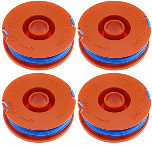 VGOL Lot de 4 bobines de Fil 5137651-90 FLY020 compatibles avec Les tondeuses à Gazon Flymo Mini Trim Série Multi Trim 10 m Longueur du Fil 1,6 mm Diamètre du Fil