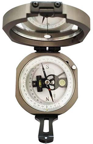 ACiyD Tragbarer Kompass mit faltbarem Objektiv Multifunktionskompass Dashboard Dash Mount Outdoor Tools