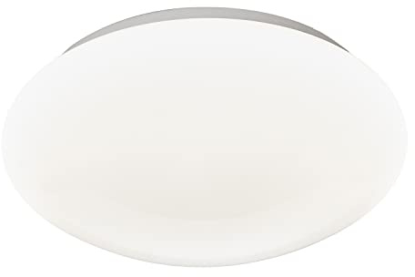 KHG LED-Deckenleuchte, Schirm mit Sternenhimmeleffekt, 26 cm Durchmesser | aus Metall/Kunststoff, Farbtemperatur 3.000 K, 880 lm Lichtleistung, 12 W Gesamtleistung, Samt, praktisch für Zuhause