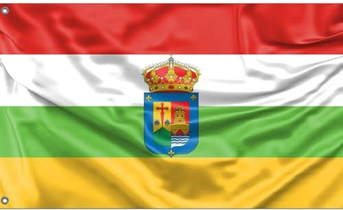 La Rioja, bandera de España | Impresión de diseño único | 90 x 150 cm
