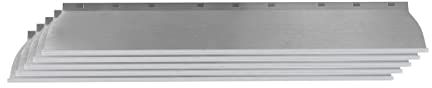 HARDY WORKING TOOLS Lames pour enduit 80 cm - Lames de rechange - Lame interchangeable - spatule de surface en acier inoxydable - Spatule pour enduire - 5 pièces