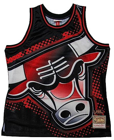 Mitchell & Ness NBA Big Face 7.0 Fashion Tank - Chicago Bulls, M