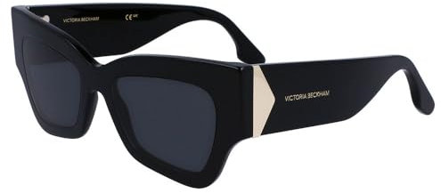 Victoria Beckham Unisex VB662S Sunglasses, 001 Black, 52
