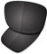 Saucer Verres de rechange haut de gamme pour lunettes de soleil Oakley Jupiter Factory Lite OO4066, Haute défense - Noir carbone polarisé, taille unique