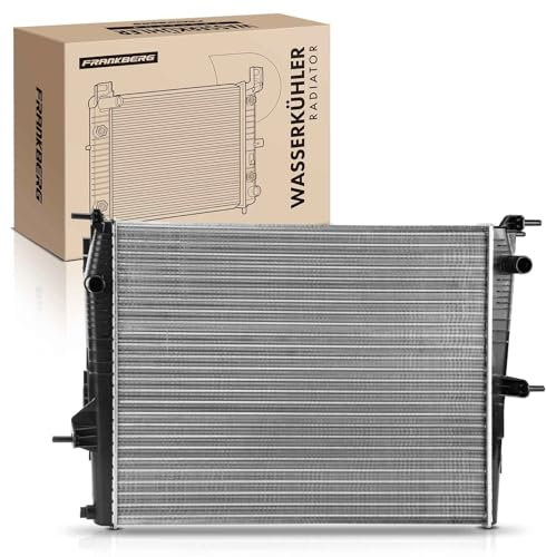 Frankberg Enfriador de agua del motor compatible con Megan.e CC EZ0/1 1.6L 2010-2023 Megan.e III Coupe DZ0/1 1.6L 2008-2023 Megan.e III Grandtour KZ0/1 1.6L 2008-2023 Replace # 214141 0-006 7R
