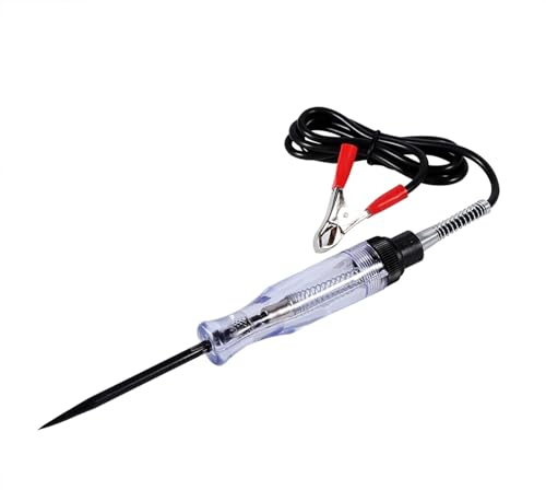 Klanata 6–24 V Stromkreis-Durchgangsprüfer, LED-Kontrollleuchtentester für Auto-Leistungsschalter, Niederspannungen, Lampenfassungen und komplette Stromkreise, Kfz-Diagnosetool