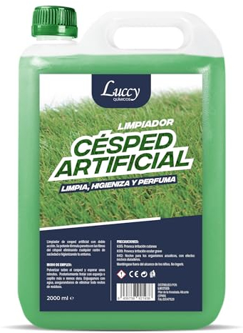 LUCCY Higienizador Césped Artificial | Limpiador para Césped Artificial, Higienizador Concentrado Triple Acción | 2 Litros