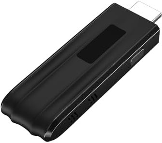 Moman hdmi inalámbrico, hdmi Wireless 4k 1080p transmisor hdmi inalambrico 5GHz con Pantalla led para cámara portátil, computadora, cámara a Monitor, proyector, TV, PC a HDTV