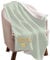 Caixiabeauty Babydecke mit Namen Bestickt,Babydecke Personalisiert,Neugeborenen Geschenk,Babygeschenke zur Geburt Mädchen Junge,Baby Geschenke Geburt(Hellgrün)
