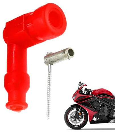 Cuffia per candela, cappuccio in gomma per moto,Cappuccio candela in gomma impermeabile per candela | Parte di ricambio moto antipolvere multicolori per moto
