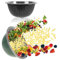COM-FOUR® 2x colino da cucina in acciaio inox - colino per pasta classico - scolapasta per lavare frutta, verdura e insalata - colino scolapasta - accessori da cucina (2 pezzi - Ø 28cm mix di colori)