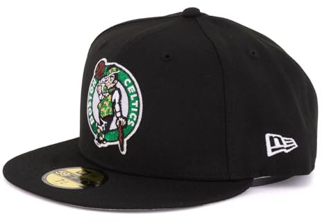 New Era Cap 59FIFTY Herren Basecap NBA Limited Edition (Boston Celtics, schwarz, 7 1/4)
