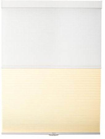 OBONG Nach Maß Wabenrollos Kabellose Plissee Verdunklung Day Night Cellular Shades Schallschutz Wärmeisolierung Faltrollo Jalousie Für Fenster Wohnzimmer Büro Küche Tür Balkontür Badezimmer(Geel)