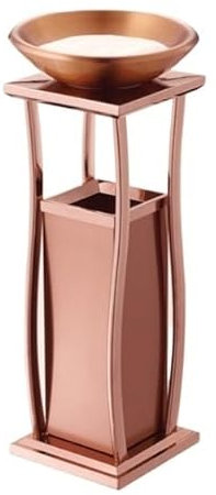 WOTZOV Poubelle en Acier Inoxydable, Poubelle sur Pied, Pratique et Pratique, Grande Poubelle de Cuisine，79cm Rose Gold